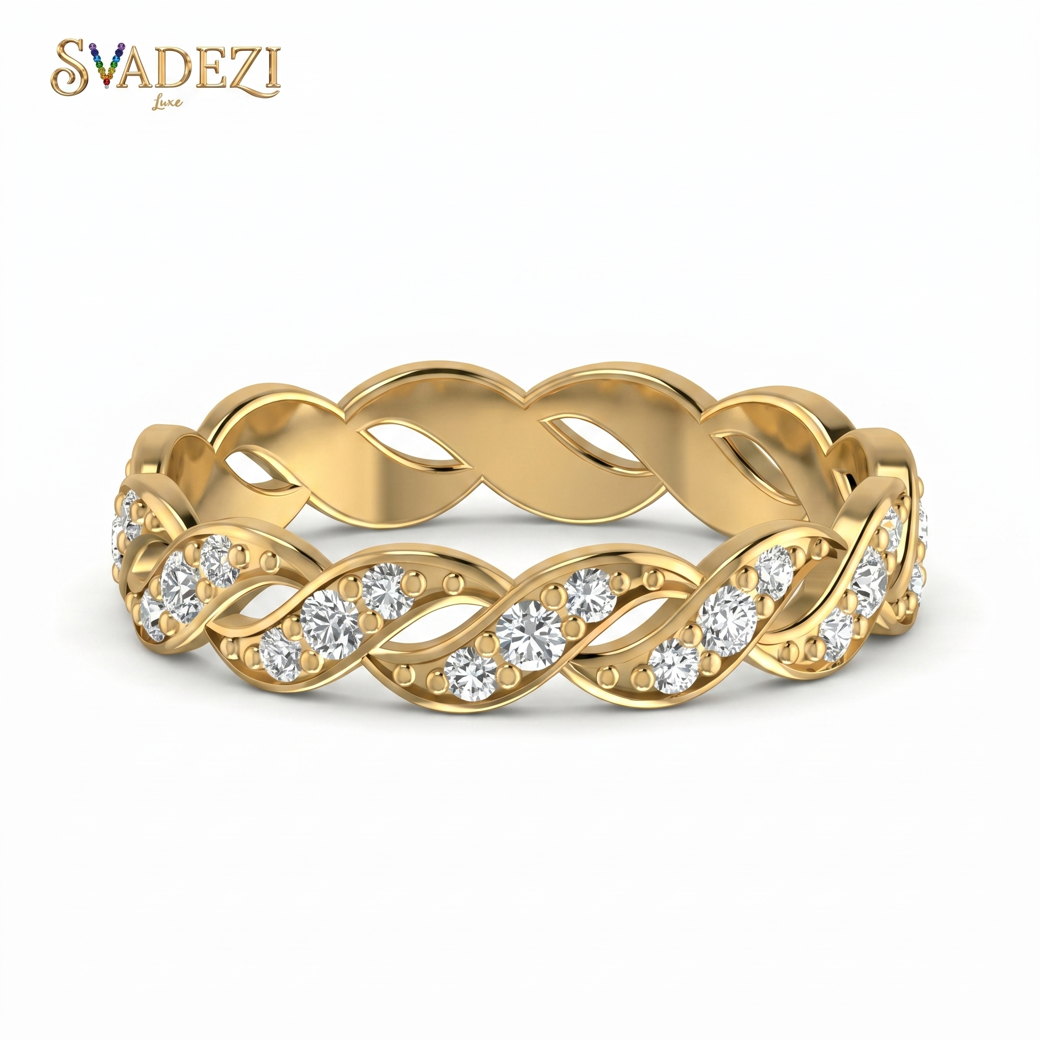 Radiant Symphony Diamond Ring by SVADEZI - yellow