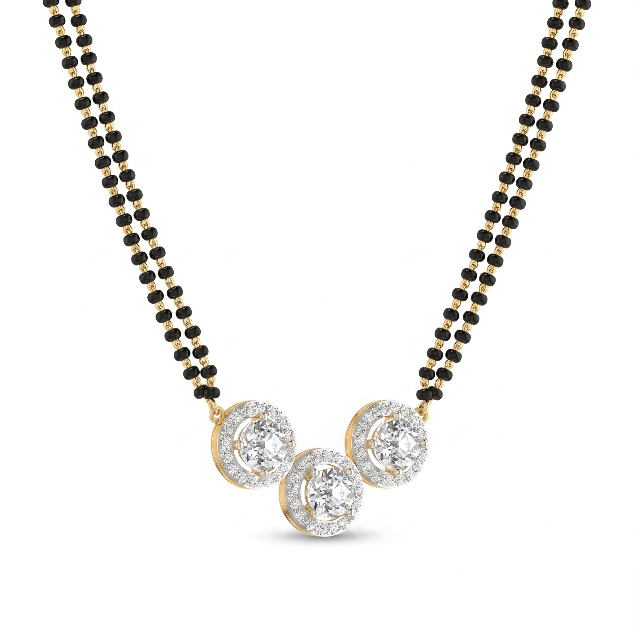 Sovereign Symphony Diamond Mangalsutra by SVADEZI