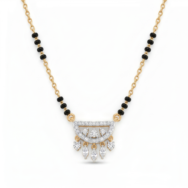 Eternal Mystique Diamond Mangalsutra by SVADEZI