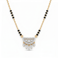 Eternal Mystique Diamond Mangalsutra by SVADEZI - yellow