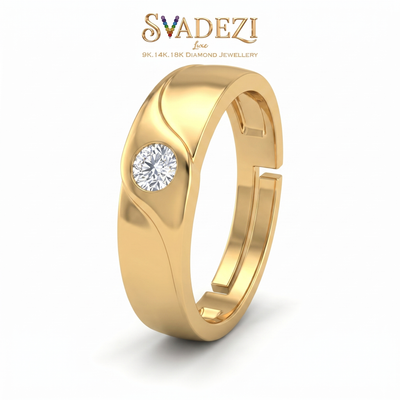 Aureate Allure Diamond Ring by SVADEZI