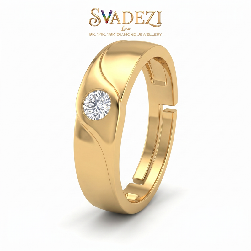 Aureate Allure Diamond Ring by SVADEZI