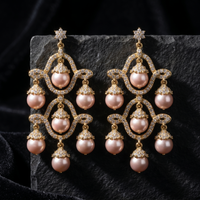 Sacred Brilliance Diamond Earrings by SVADEZI - yellow