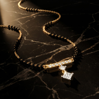 Heavenly Eternity Diamond Mangalsutra by SVADEZI - yellow