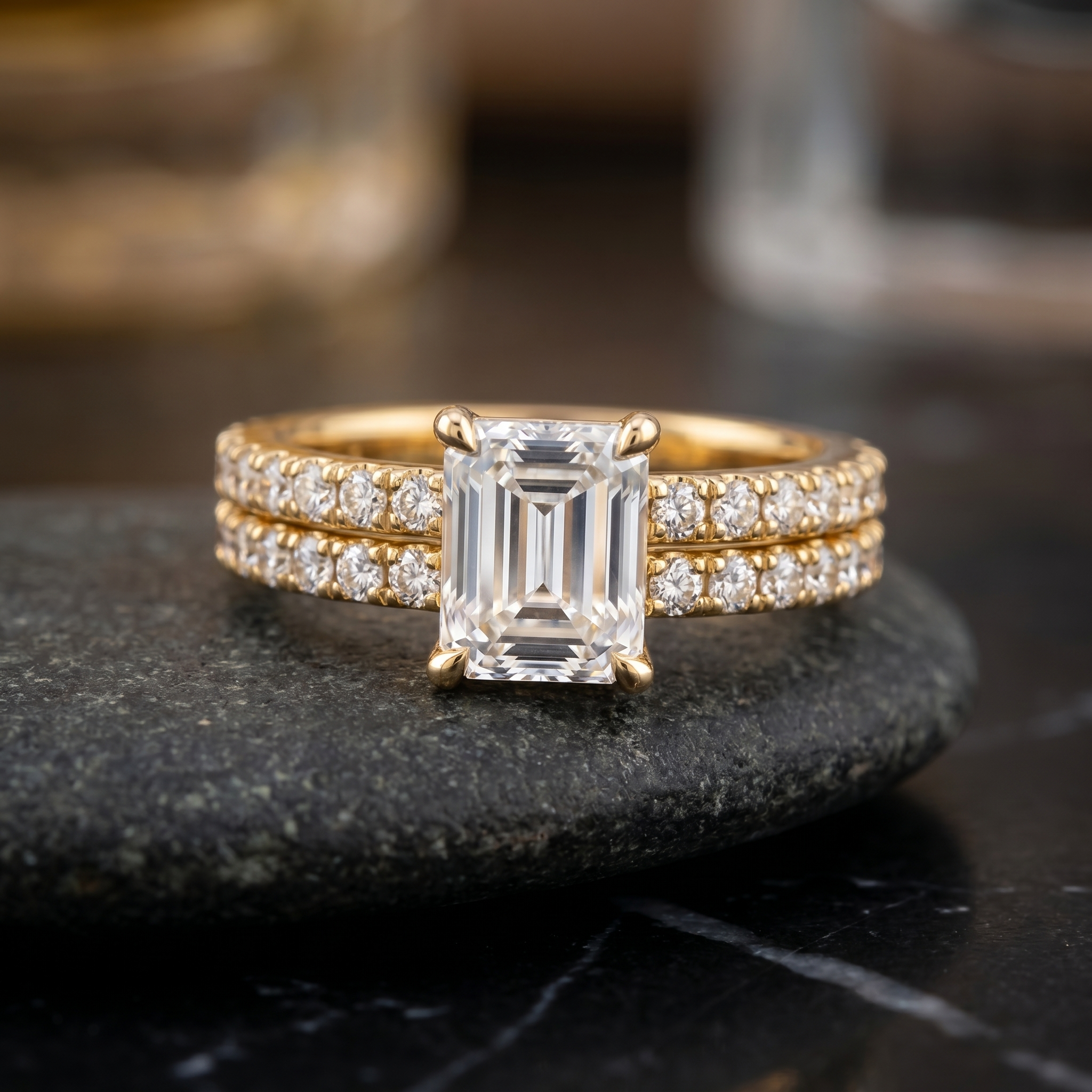 Lavish Petal Diamond Ring by SVADEZI - yellow