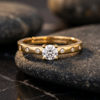 Sublime Glow Diamond Ring by SVADEZI - yellow