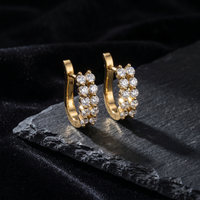 Regal Melody Diamond Earrings by SVADEZI - yellow