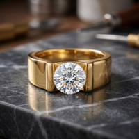 Whispering Radiance Diamond Ring by SVADEZI - yellow