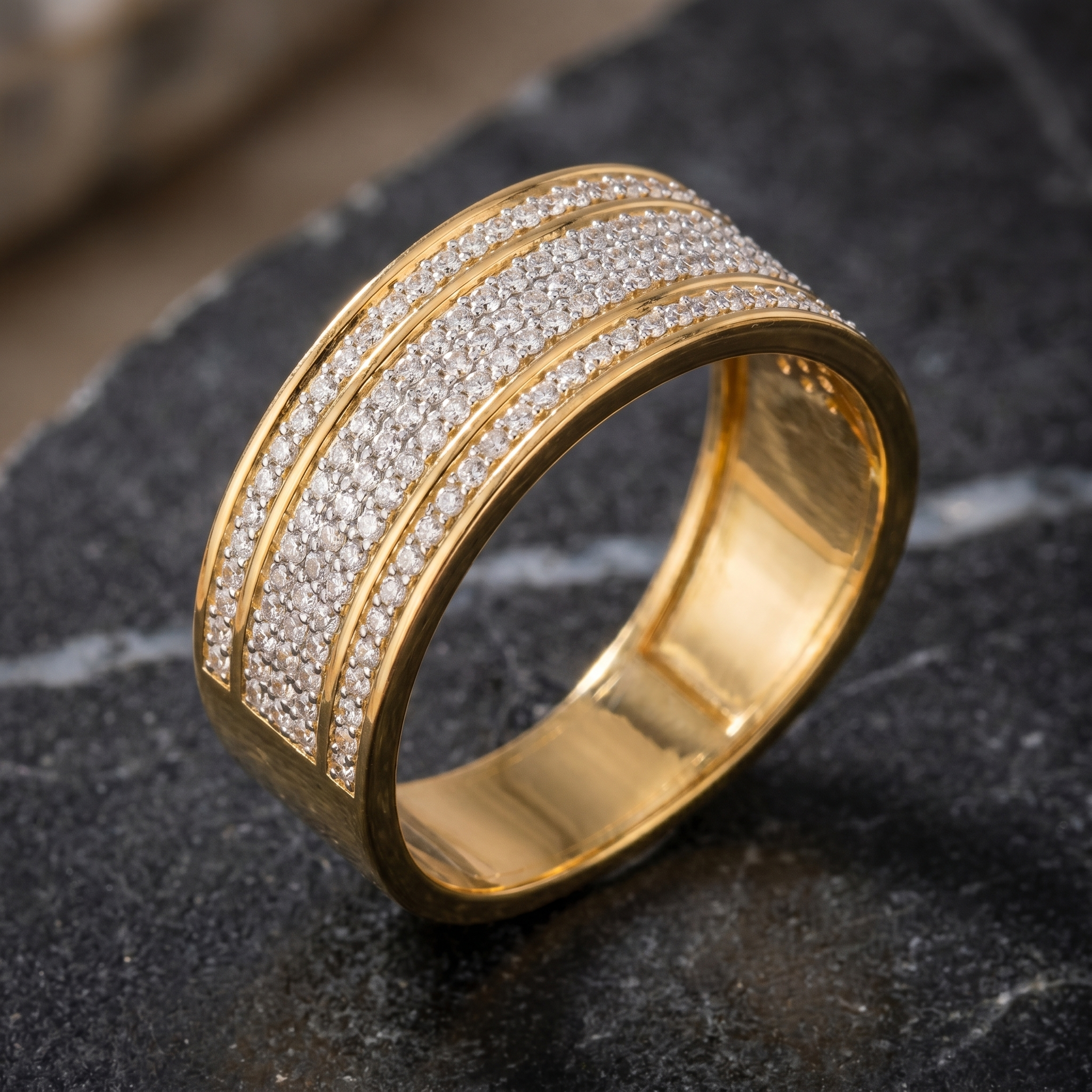 Sublime Harmony Diamond Ring by SVADEZI - yellow