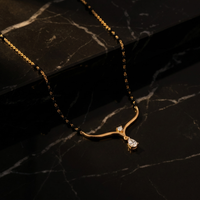 Majestic Harmony Diamond Mangalsutra by SVADEZI - yellow