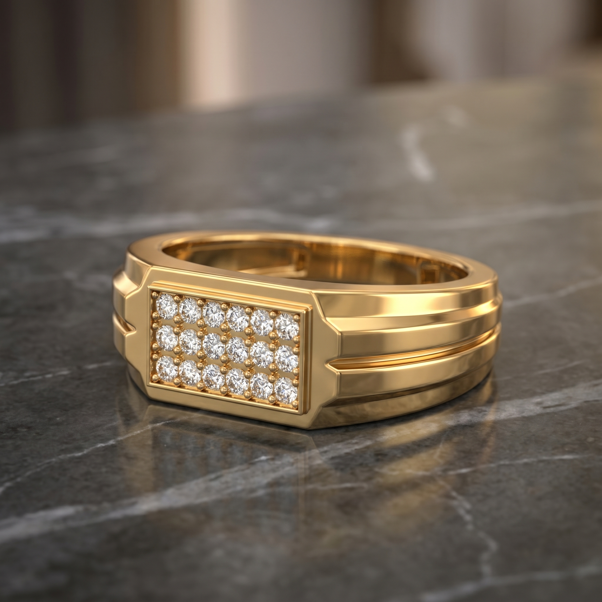 Pristine Reverie Diamond Ring by SVADEZI - yellow