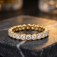 Opulent Glow Diamond Ring by SVADEZI - yellow