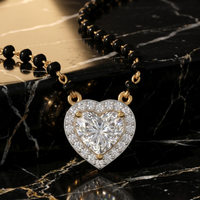 Tender Spell Diamond Mangalsutra by SVADEZI - yellow