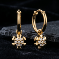 Regal Ode Diamond Earrings by SVADEZI - yellow