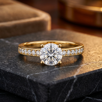 Sparkling Symphony Diamond Ring by SVADEZI - yellow