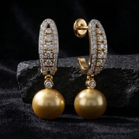 Glistening Grace Diamond Earrings by SVADEZI - yellow
