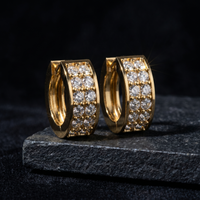 Glowing Ode Diamond Earrings by SVADEZI - yellow