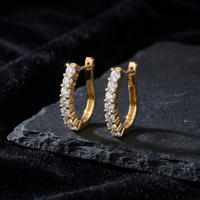 Velvet Ode Diamond Earrings by SVADEZI - yellow
